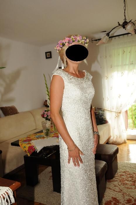 Suknia Ślubna cekinowa