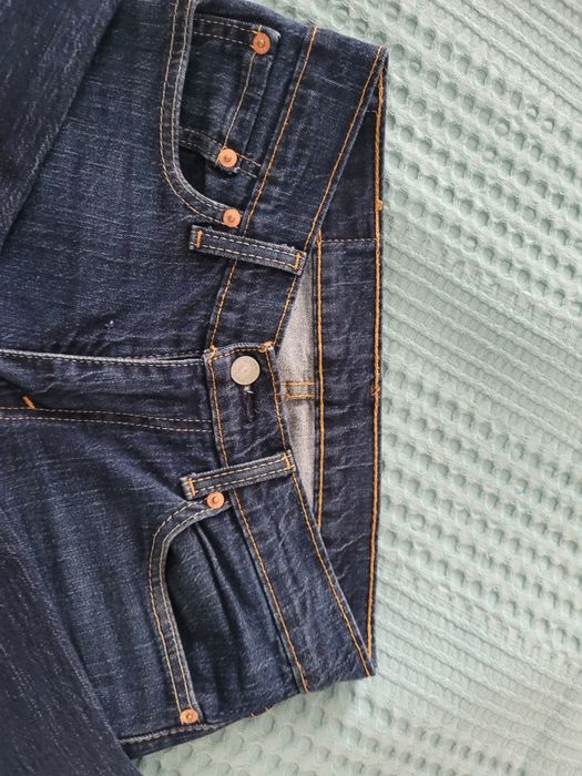 Levi's 511 Slim Fit W29 L32 granatowe jeansy męskie