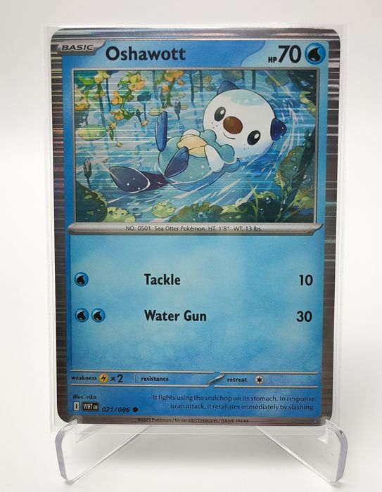 Oshawott 021/086 holo karta pokemon White Flare
