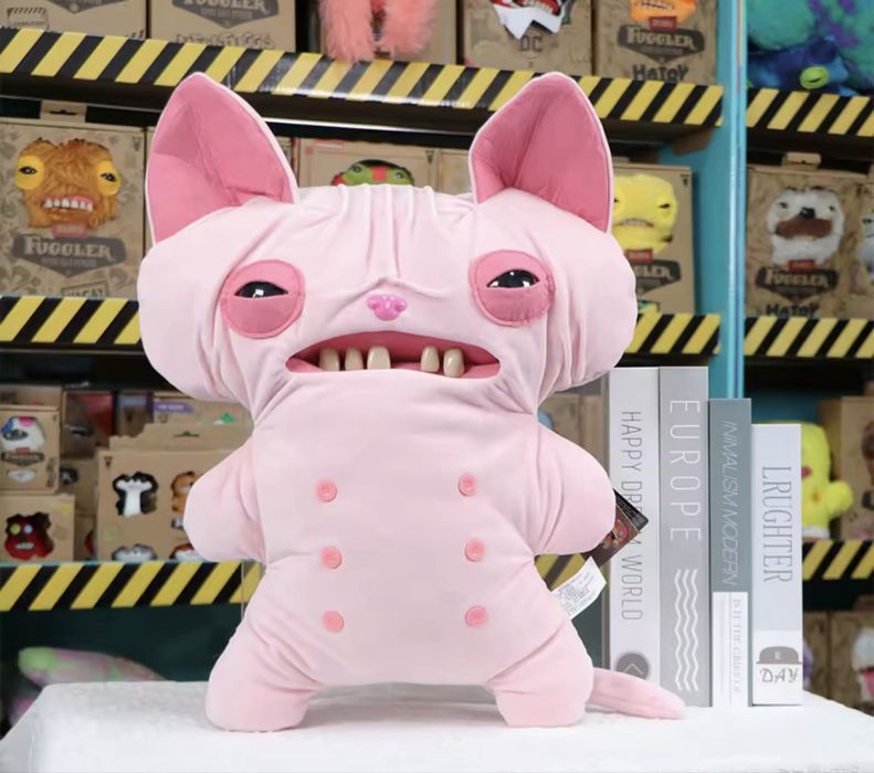 М'яка іграшка Fuggler Bigg Cat, великий  фаглер сфінкс 47 см фуглер великий кіт, faggler cat