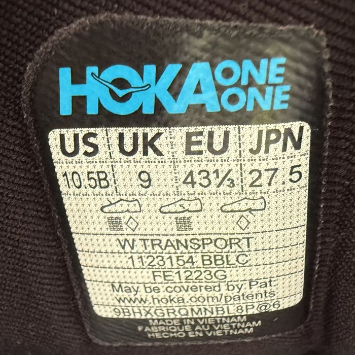Кросівки Hoka Transport Cordura (Розміри 43.4/41.4/38.5) 1123154-BBLC