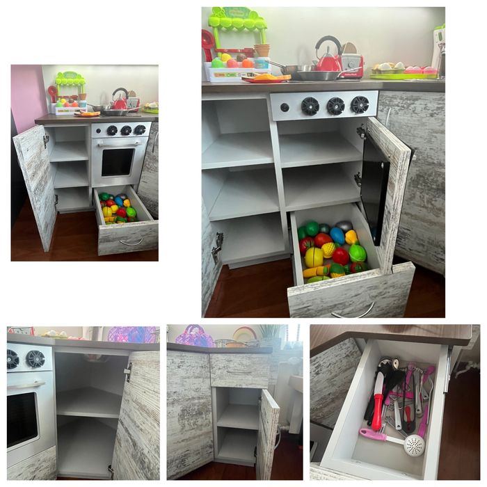 Kuchenka kuchnia zabawkowa drewniana