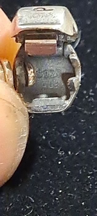 Pulseira em prata Pandora.