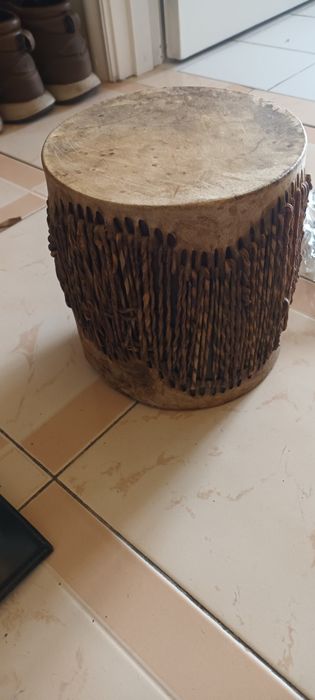 Tambor pele africano feito á mão