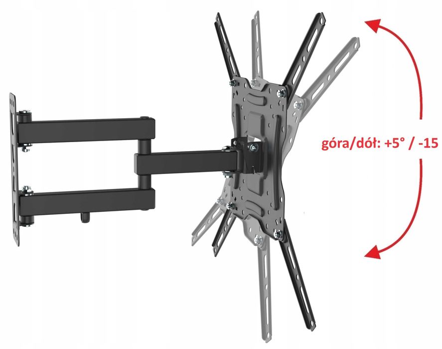 Uniwersalny Uchwyt Telewizora 20-60 Cali Obrotowy Wieszak TV