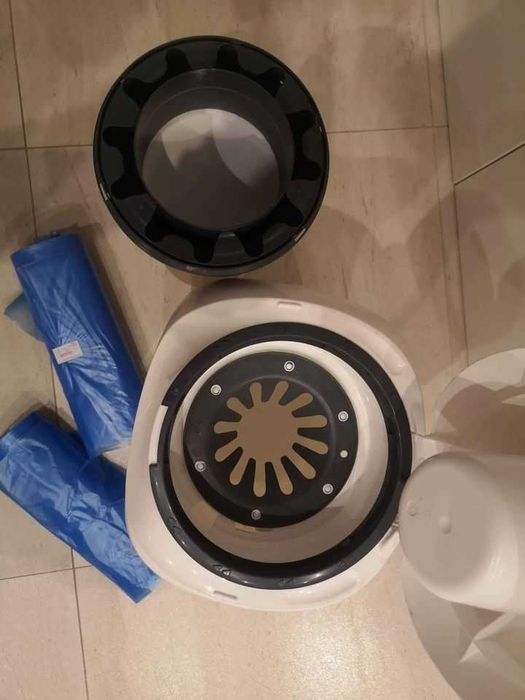DUŻY ZESTAW Kosz na pieluchy Tommee Tippee Sangenic + wkłady + tuba