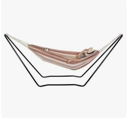Cama de rede com suporte