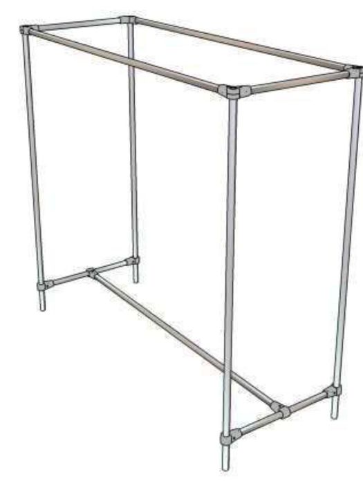 Металлическая стойка,вешалка шкаф для одежды/САМОВЫВОЗ