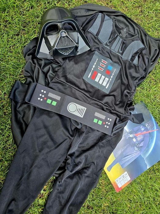 Super strój przebranie Lord Vader Star Wars z maską rozm M nowe