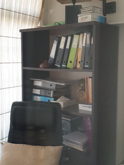Conj de 5móveis escritório IKEA /Wengué/Muito bom estado-Juntos ou separados