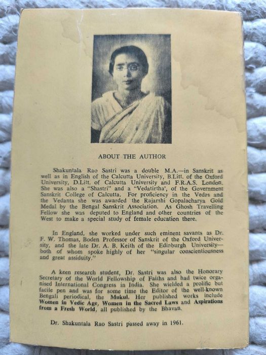 Livro "The Bhagavadgita" de Dr. Shakuntala Rao Sastri