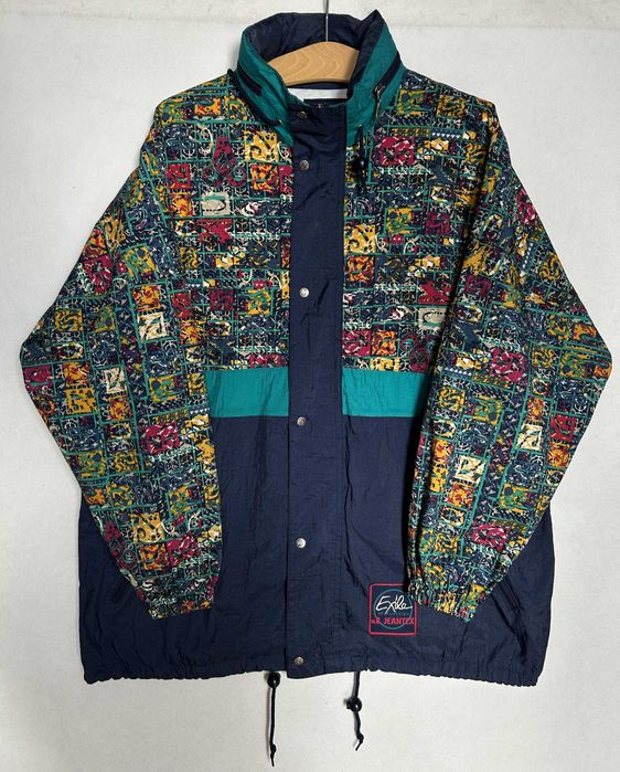 Exile by Jeantex  Kurtka outdoorowa z kapturem 90s vintage jacket L/XL