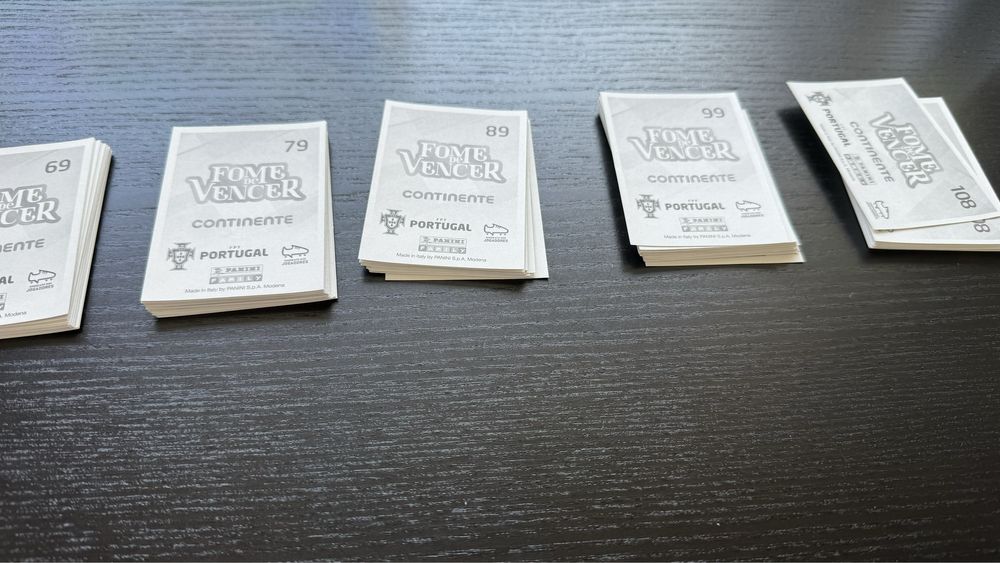 Vendo cromos Portugal- Fome de Vencer