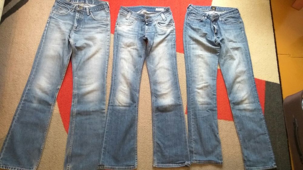 Spodnie damskie LEE rozmiar 28/32 i 28/33 - zestaw