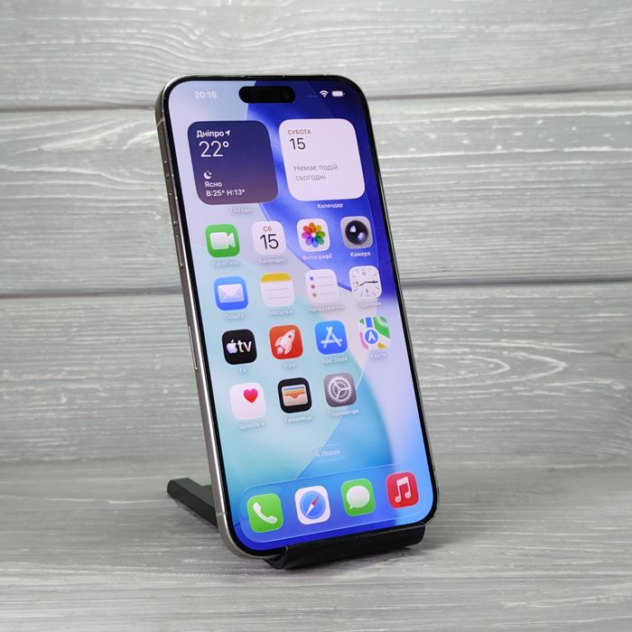 iPhone 15 Pro Max 256GB Natural Titanium | Гарний стан | Рідна коробка