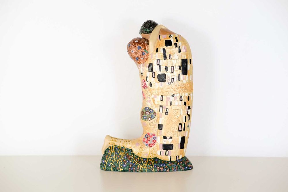Estatueta Gustav Klimt - O Beijo
