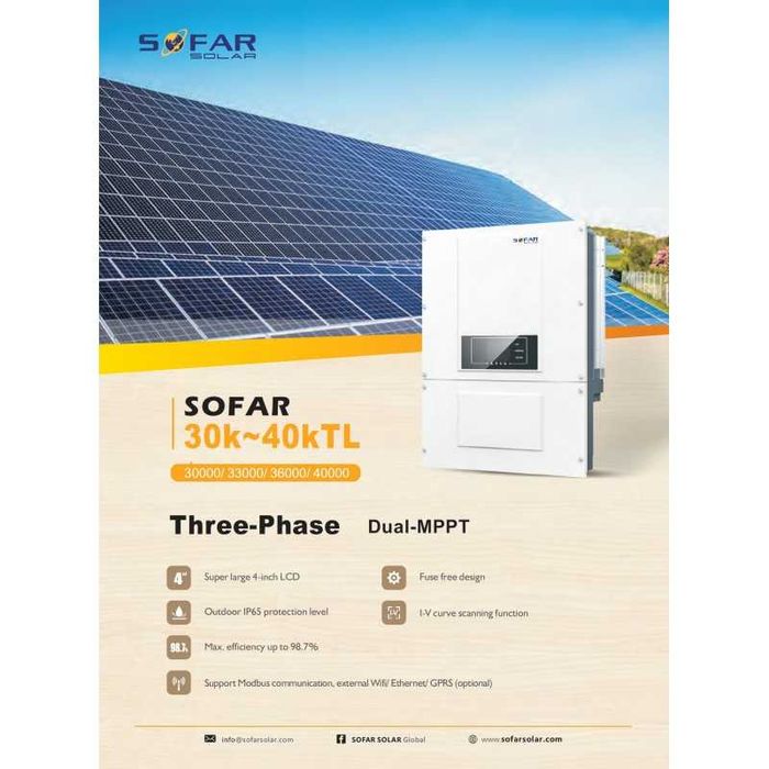 Falownik / inwerter Sofar Solar 36 000 TL