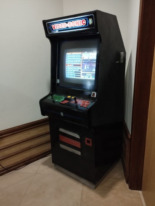 Máquina de Video Arcade Multijogos Vintage SONIC, Retro.