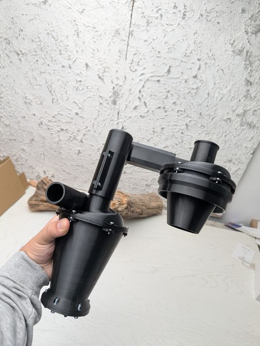 Циклон подвійний. Фільтр для пилососа. Будівельний циклон.