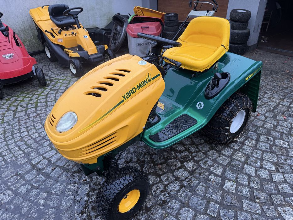 Traktorek Yatrd Man z plugiem silnik 15,5 hp