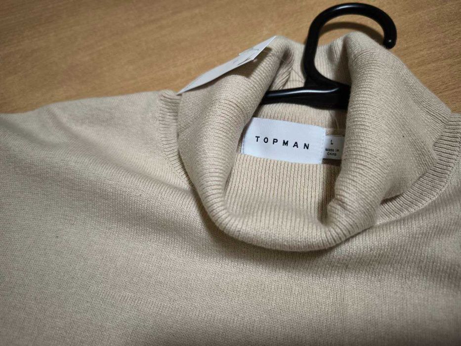 Светер з коміром гольф Topman