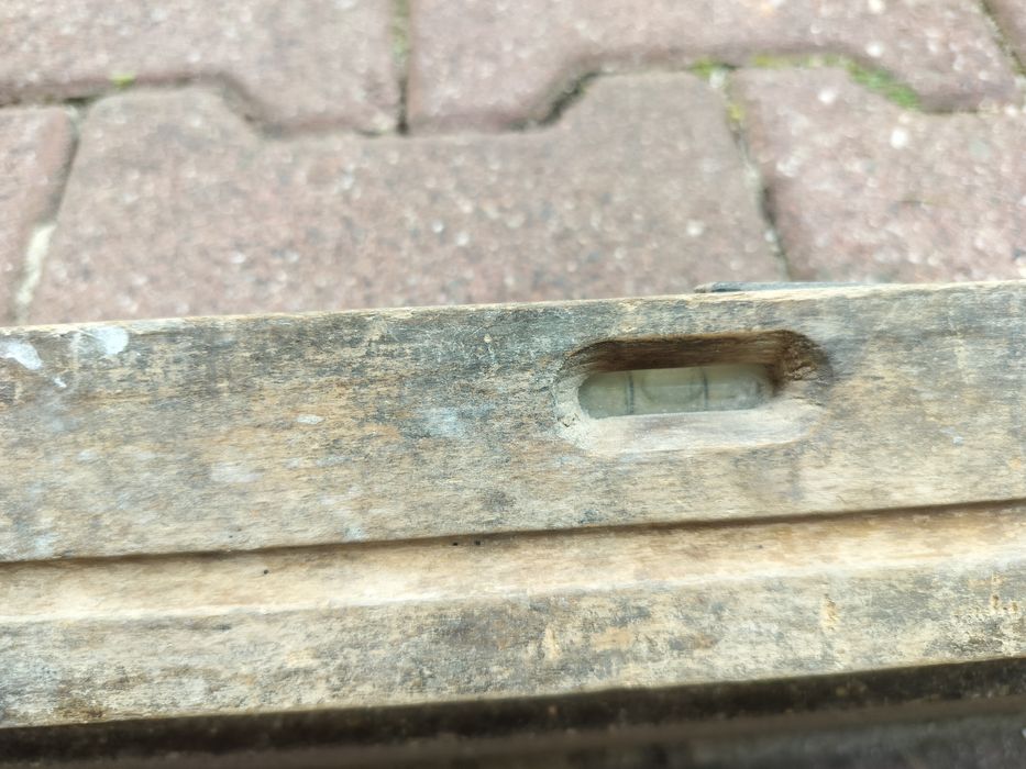 Poziomica lata 40-50 te wyrób ręczny