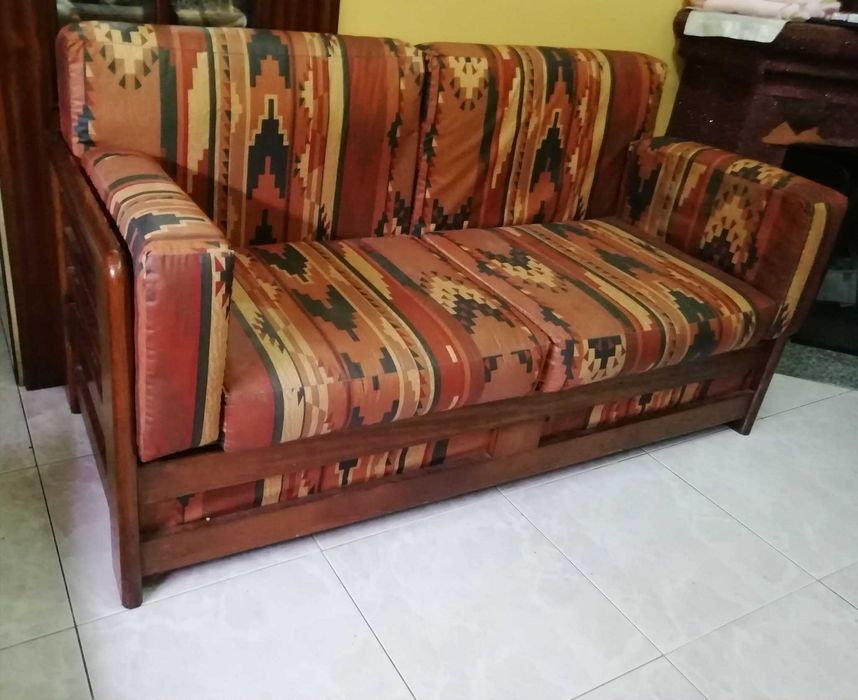 Sofá cama cerejeira