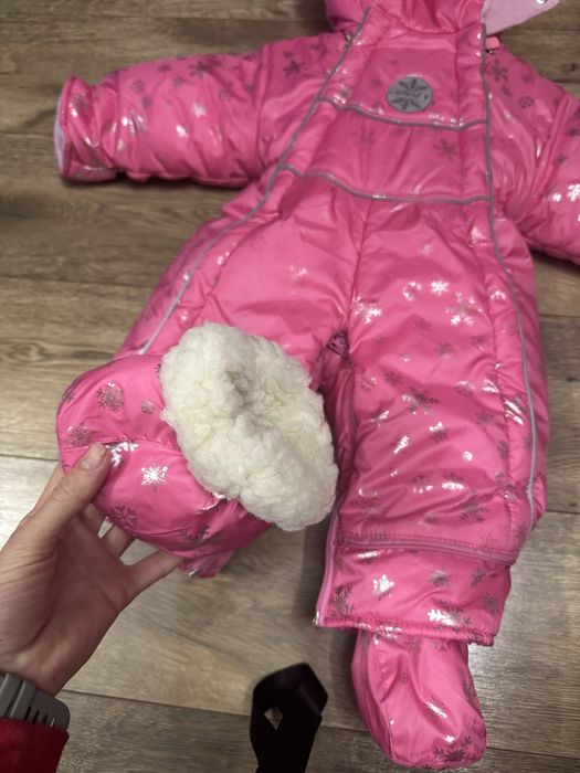 Конверт трансформер на овчине с0-12 мес