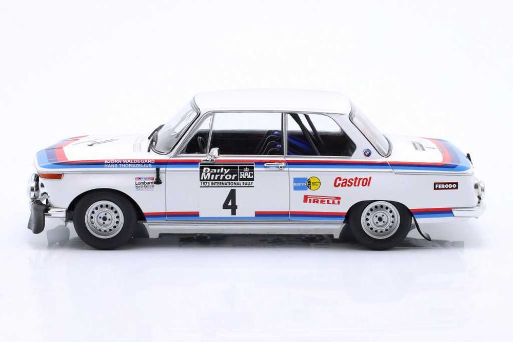 1:18 Ixo BMW 2002 #4 7th RAC Rallye 1973 Waldegard/Thorszelius