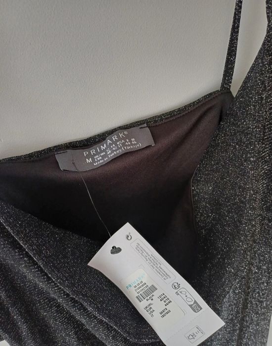 Sukienka błyszcząca krótka M/L nowa z metką