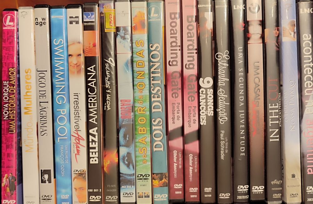 DVD's diversos (preço de cada)