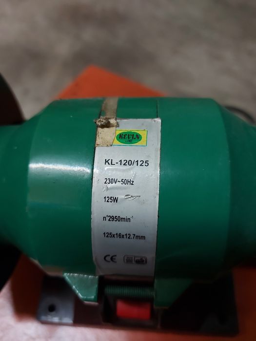 Esmeriladora de 2 rebolos.