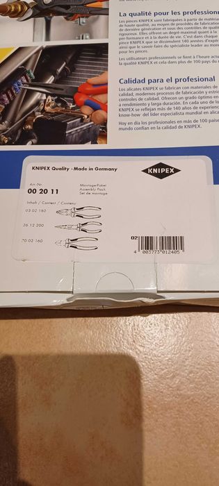 Zestaw szczypiec Knipex