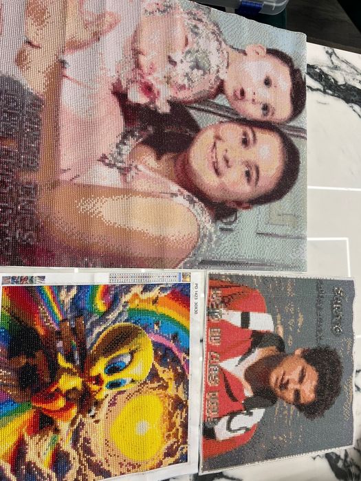 Quadro de diamantes, personalizados
