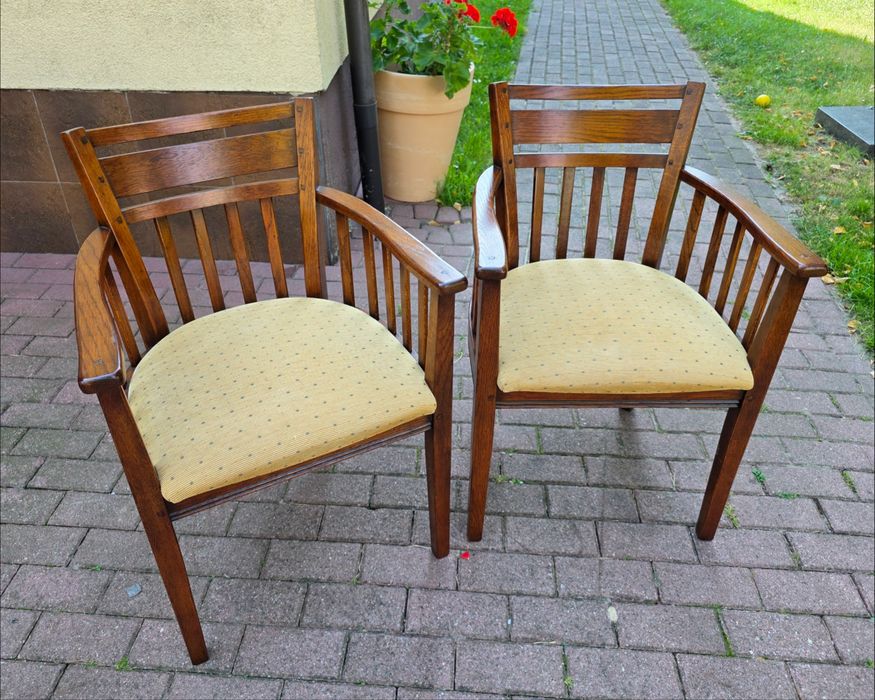 UROCZE 100% Lite Dębowe Stylowe Fotele 2 Sztuki WYSYŁKA