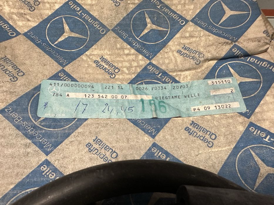 Bicha do quadrante Mercedes W123 (nova!)