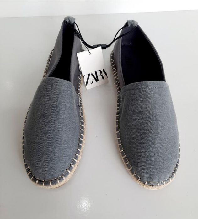 Zara новые  хлопковые эспадрильи