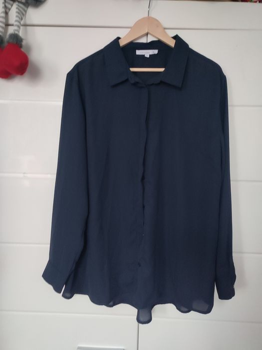 granatowa elegancka koszula rozmiar XL