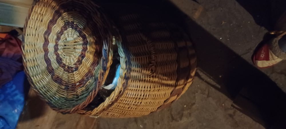 Kosz wiklinowy duży