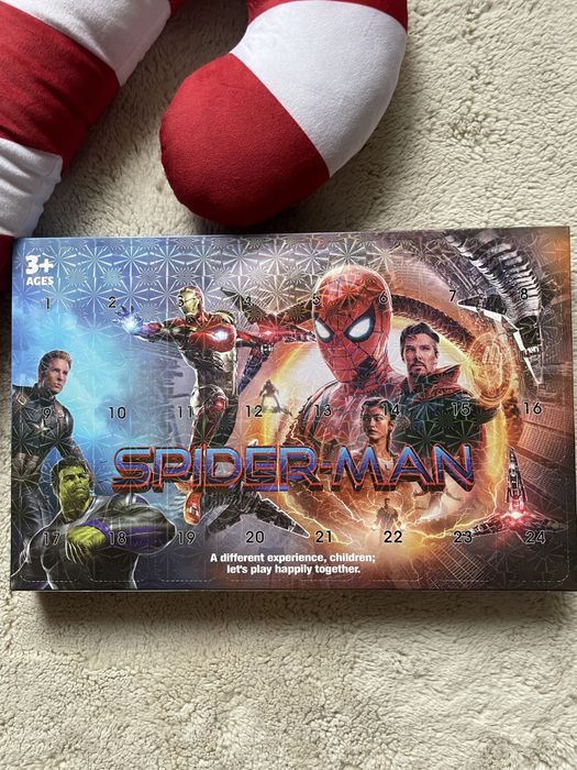 Kalendarz adwentowy spider man avengers figurki