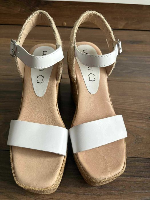 Buty na koturnie sandały obcasy Lasocki NOWE