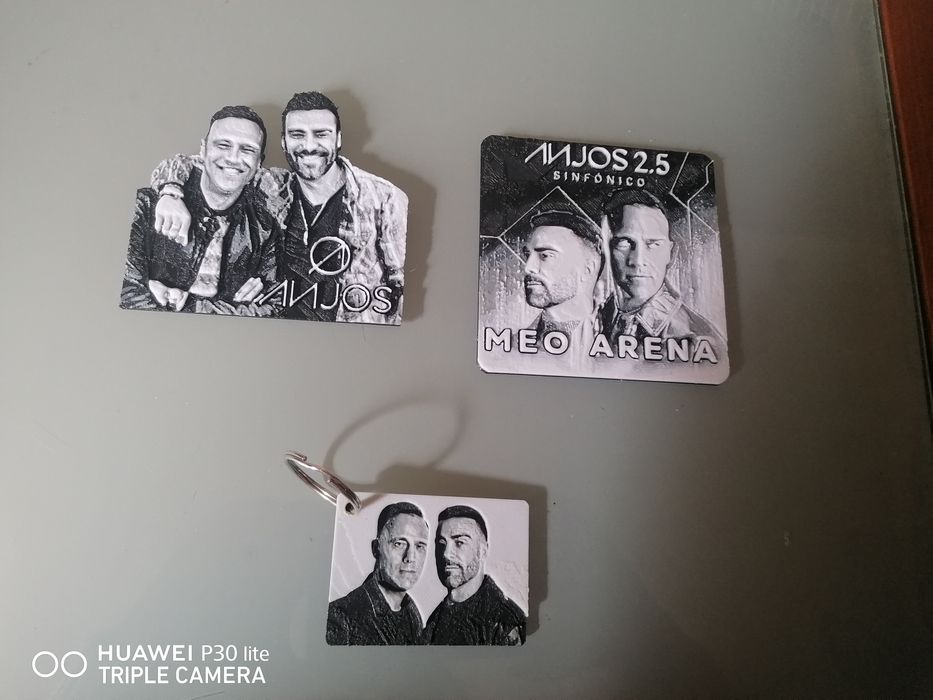 Conj Ímans + porta chaves Anjos