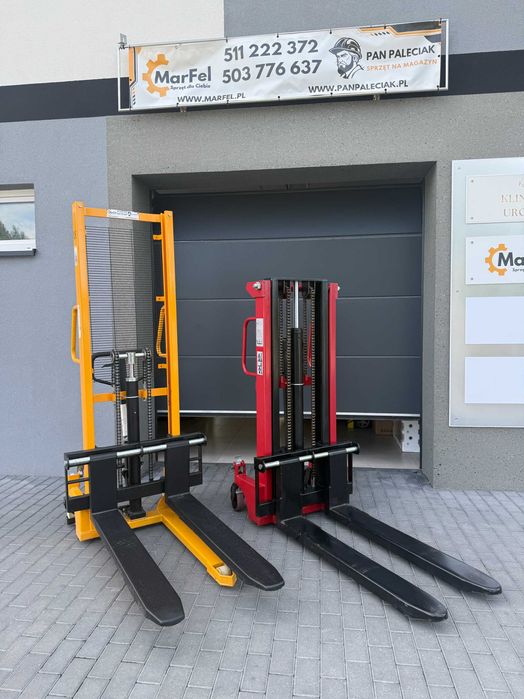 Wózek masztowy paletowy ręczny sztaplarka stacker model 1000kg , 1500kg 2000kg