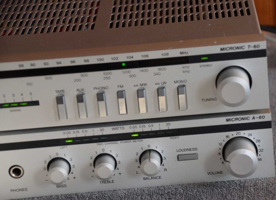 Blaupunkt Micronic 60  wzmacniacz A-60 tuner T-60 Wieża Japan