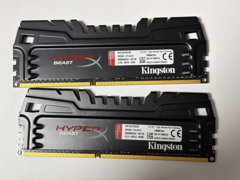 Pamięć RAM Kingston DDR3 (2 x 4GB) 1600KHX16C9T3K2/8X