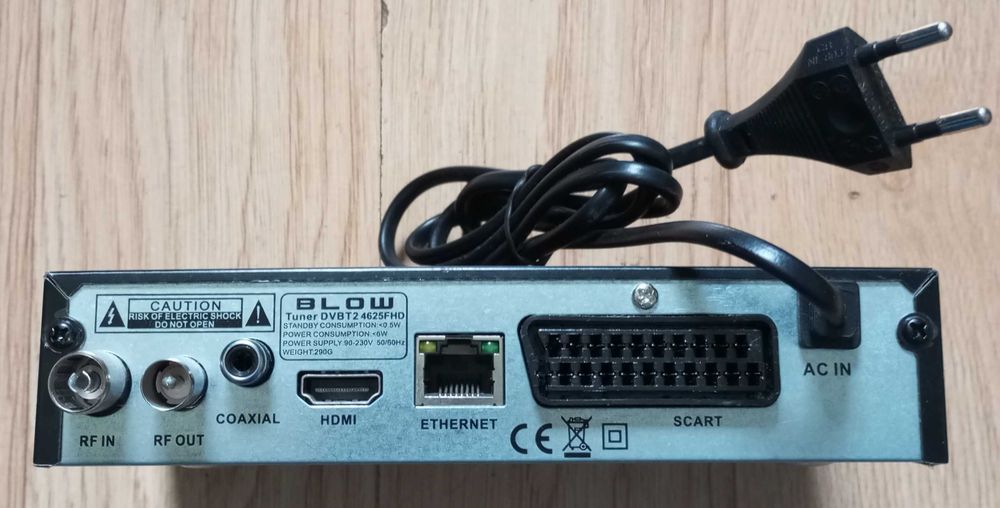 Tuner DVBT2 - HEVC Blow