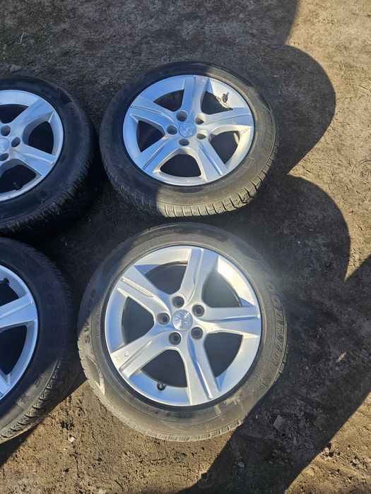 Felgi Aluminiowe 5x108 Peugeot z Oponami 205/55/16