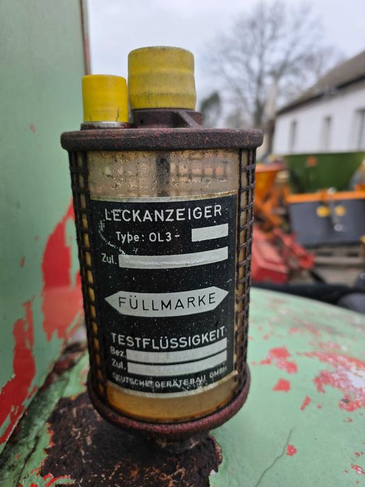 Diesel dystrybutor paliwa Mauzer 1000L Salzkotten Pompa licznik baniak Beczka 1000 litrów mauzer przenośny zbiornik na paliwo