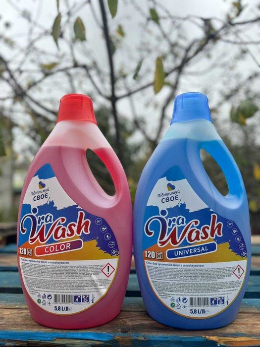 Гель для прання Ira Wash 5.8л, гель для стирки, пральний порошок