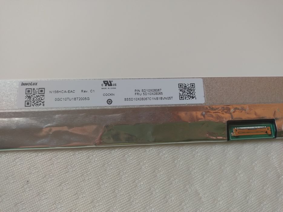 Matryca innolux N156HCA-EAC uszkodzona